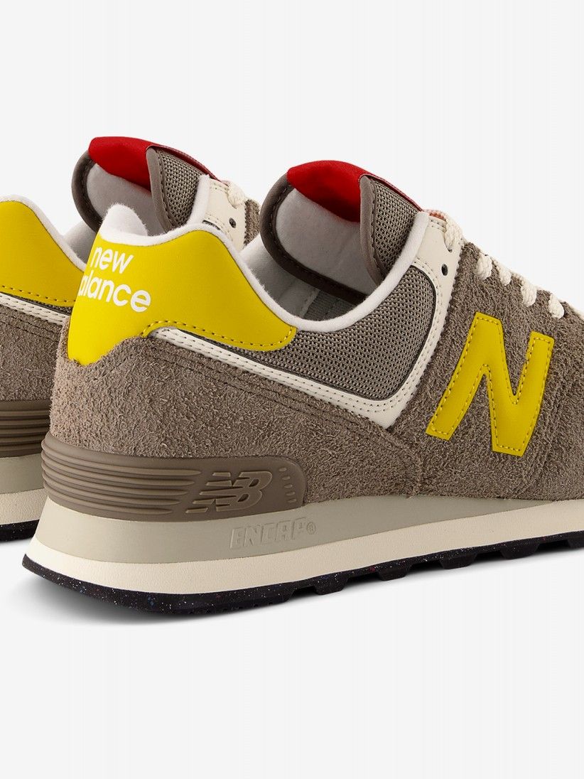 Zapatillas New Balance U574 V2 Marrones y Amarillas