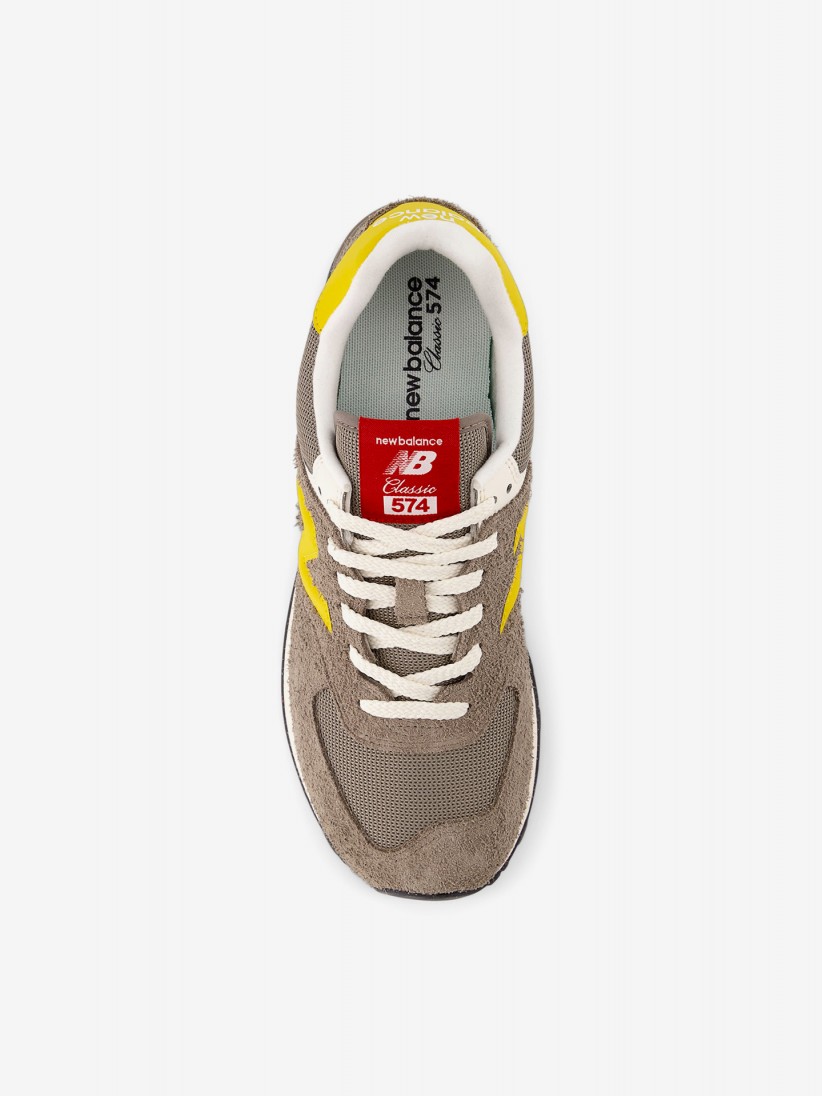 Zapatillas New Balance U574 V2 Marrones y Amarillas