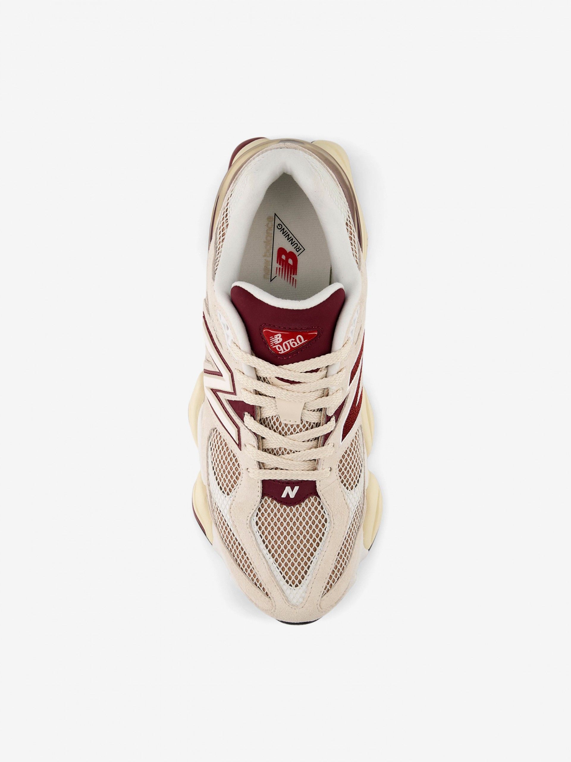 New Balance U9060 V1 Beige and Red Sneakers