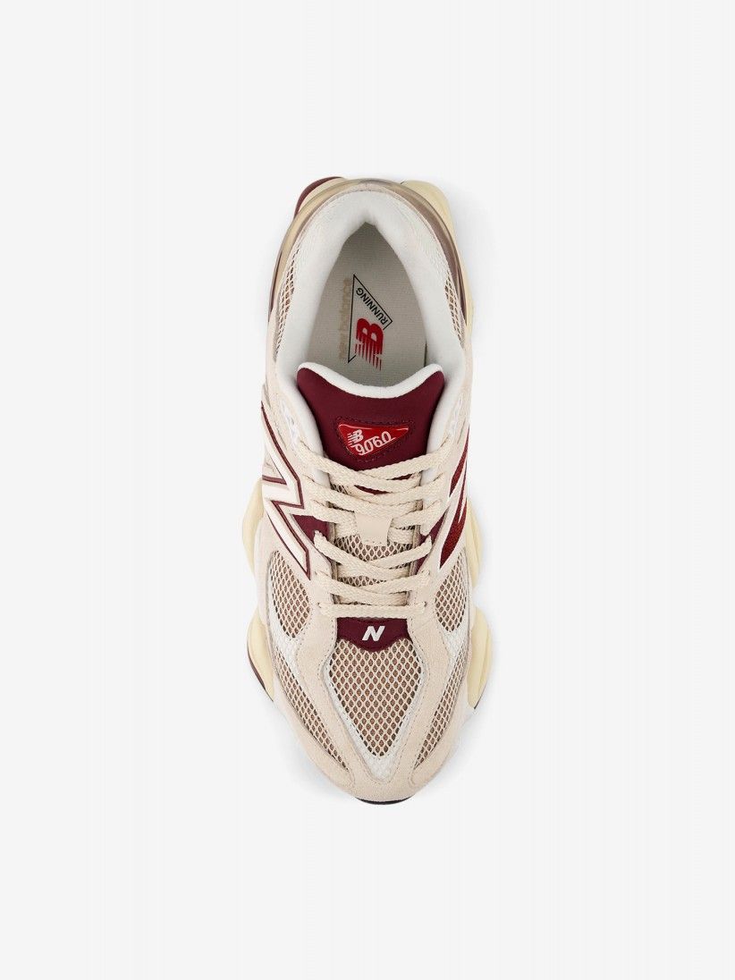Zapatillas New Balance U9060 V1 Beige y Rojas