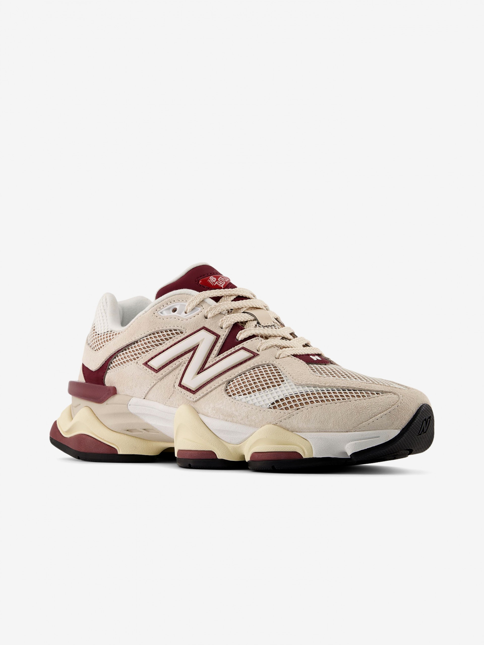 New Balance U9060 V1 Beige and Red Sneakers