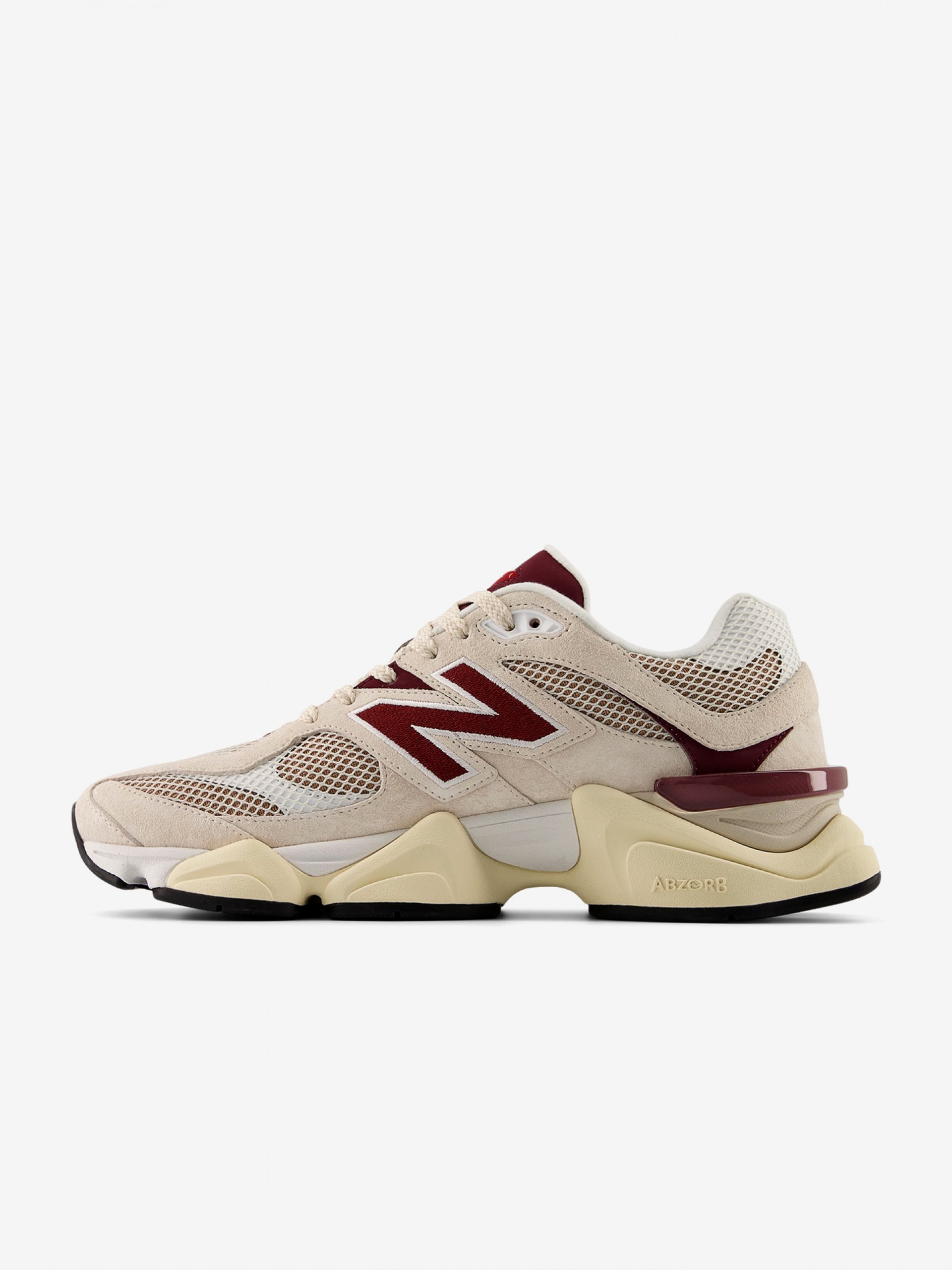 New Balance U9060 V1 Beige and Red Sneakers
