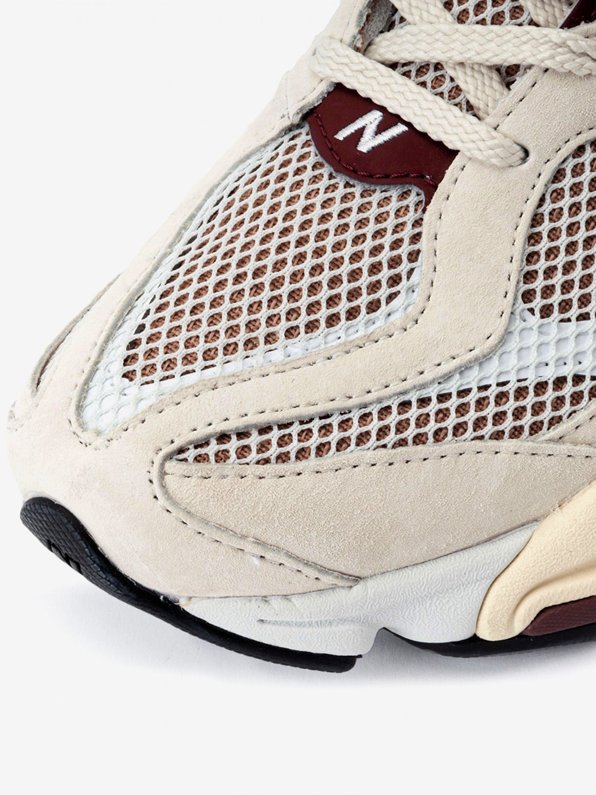 New Balance U9060 V1 Beige and Red Sneakers