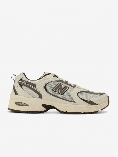 New Balance MR530 Beige and Brown Sneakers