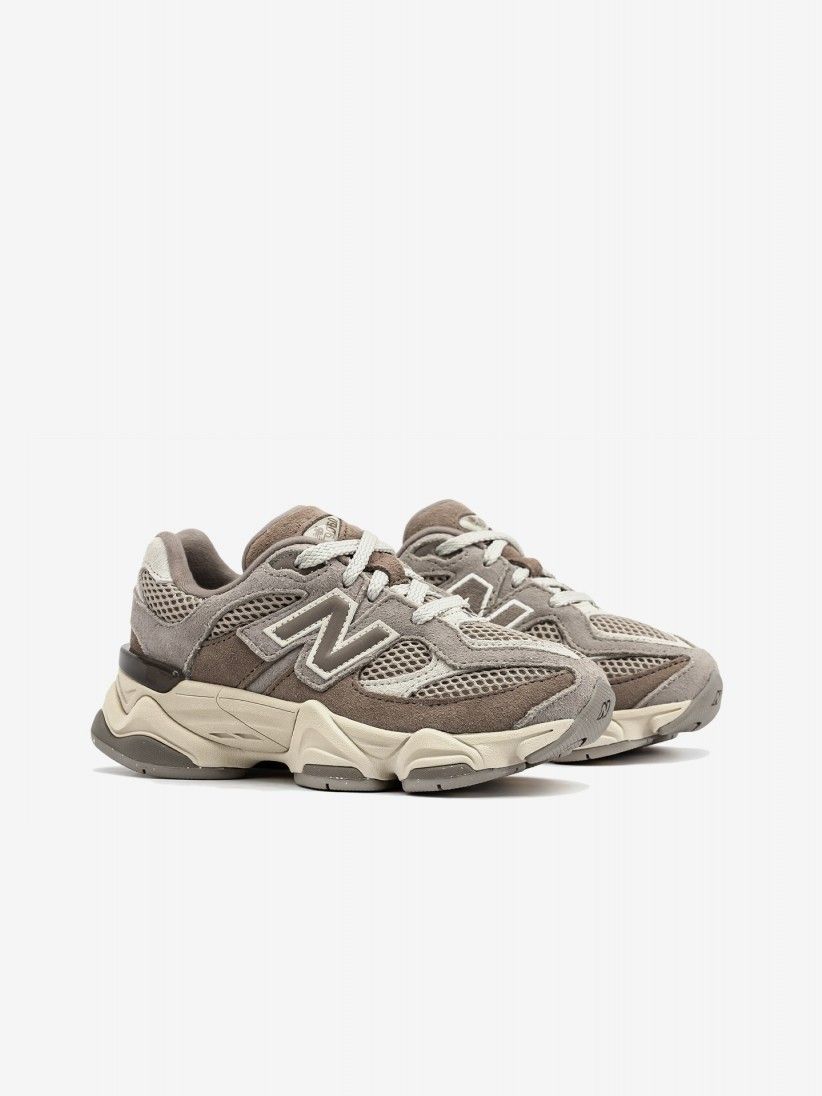 Sapatilhas New Balance PC9060 V1 Castanhas e Bege