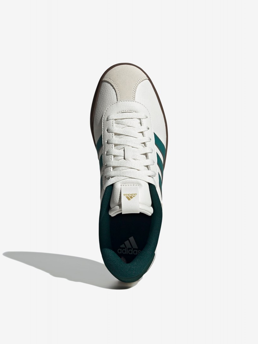 Adidas VL Court 3.0 White and Green Sneakers