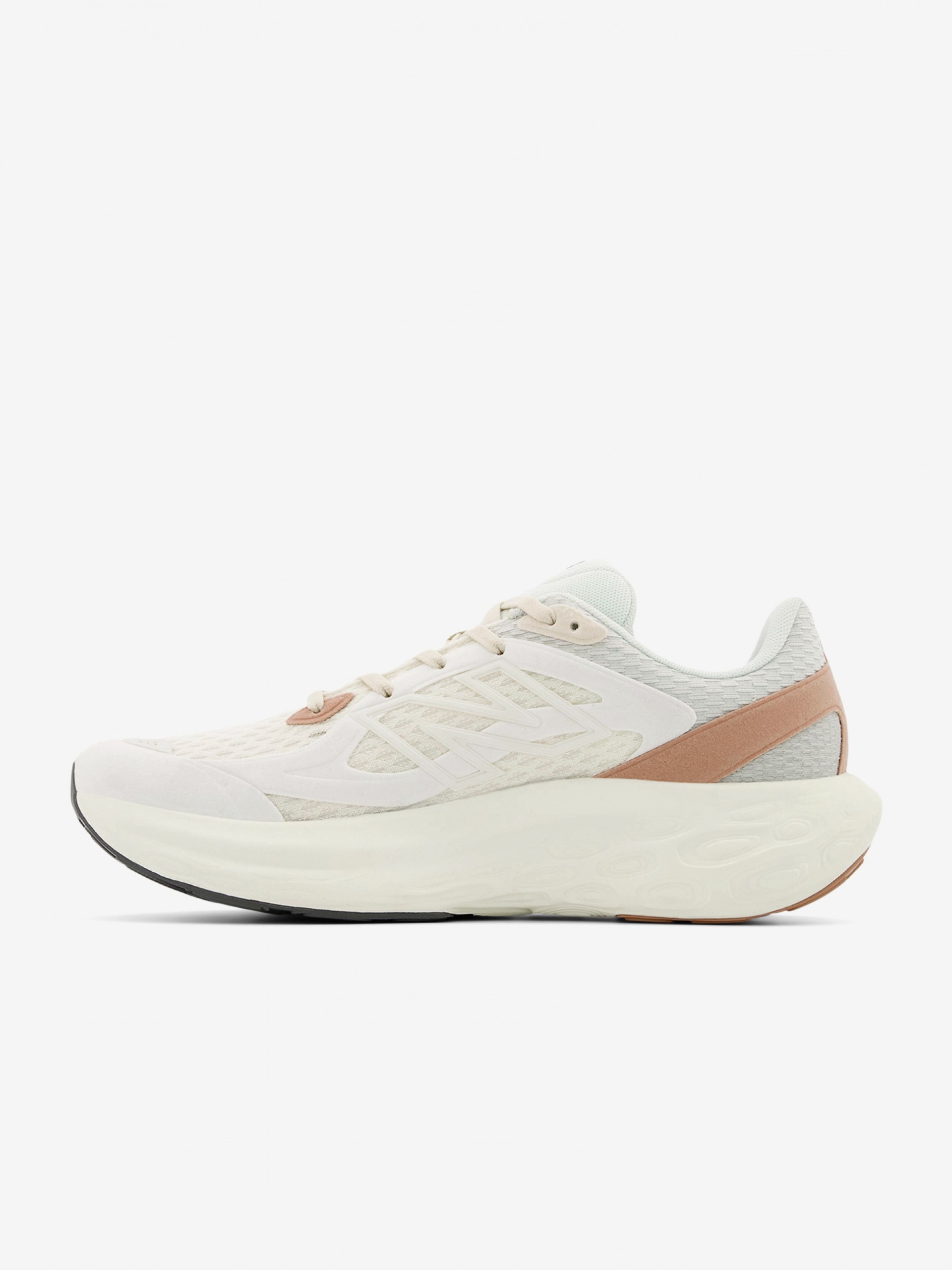 Sapatilhas New Balance Fresh Foam Trainer Bege e Brancas Para Mulher