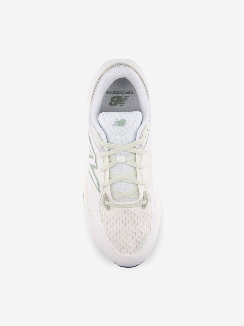 Sapatilhas New Balance Fresh Foam Trainer Brancas e Verdes Para Mulher