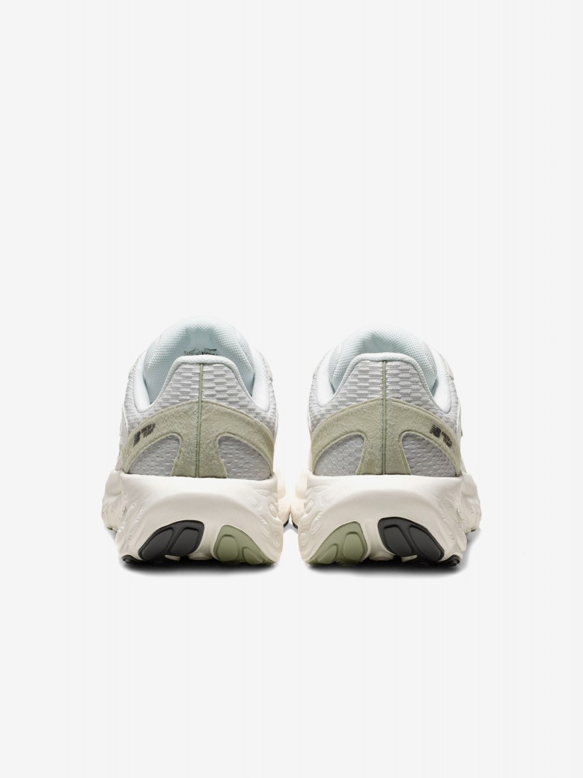Sapatilhas New Balance Fresh Foam Trainer Brancas e Verdes Para Mulher