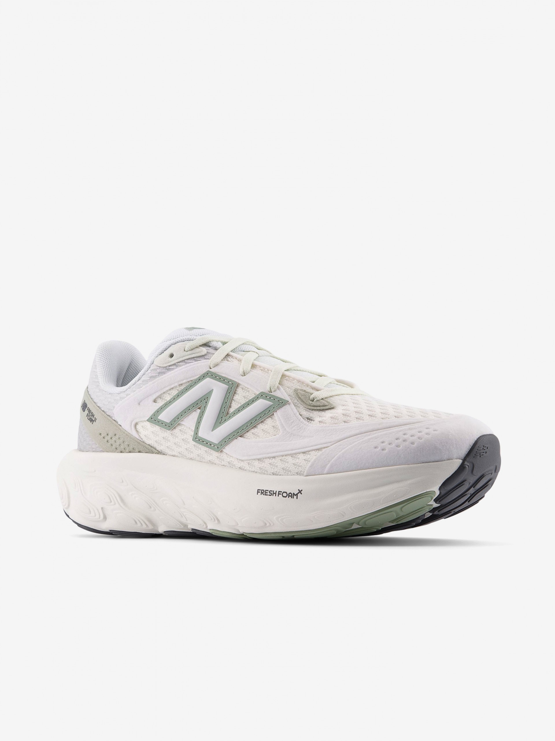 Sapatilhas New Balance Fresh Foam Trainer Brancas e Verdes Para Mulher