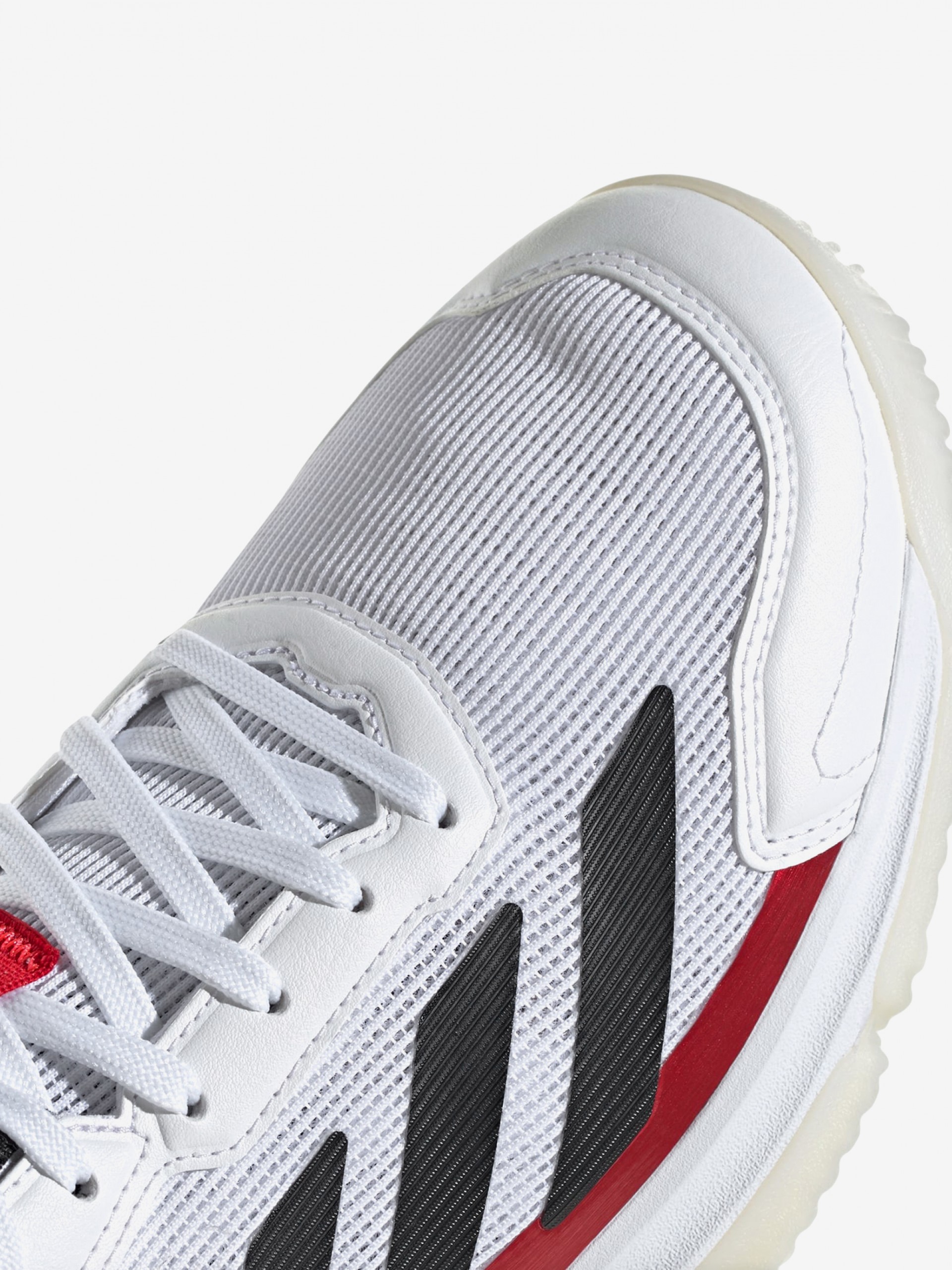 Sapatilhas Adidas Courtquick Padel M Brancas e Vermelhas