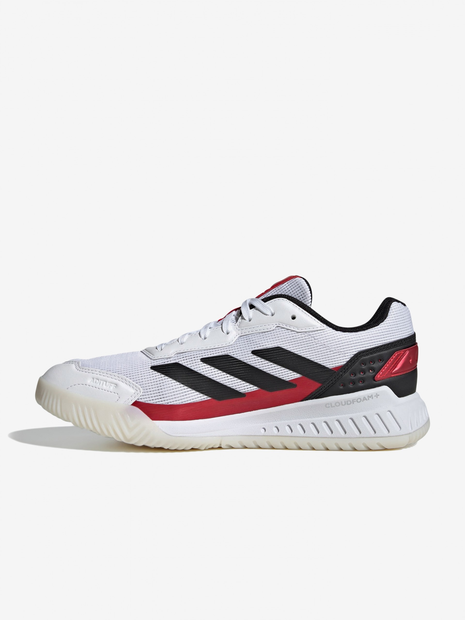 Sapatilhas Adidas Courtquick Padel M Brancas e Vermelhas