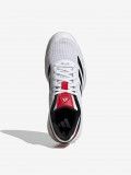 Sapatilhas Adidas Courtquick Padel M Brancas e Vermelhas