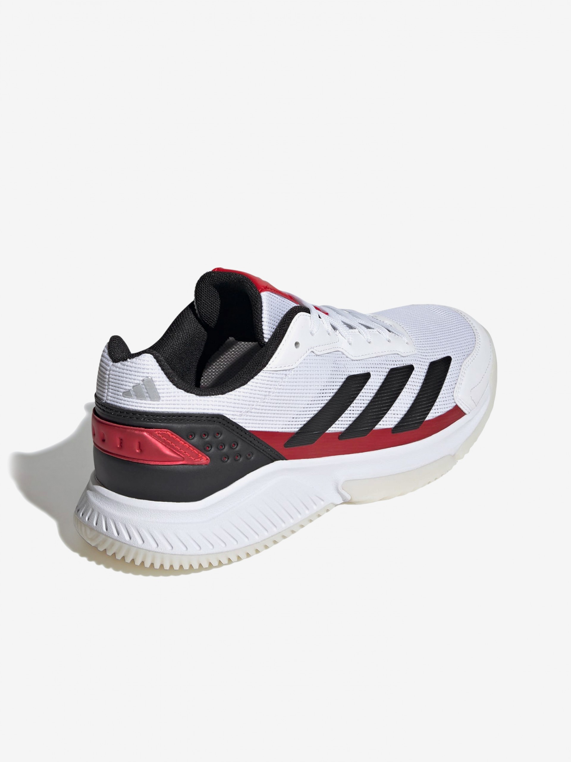 Sapatilhas Adidas Courtquick Padel M Brancas e Vermelhas
