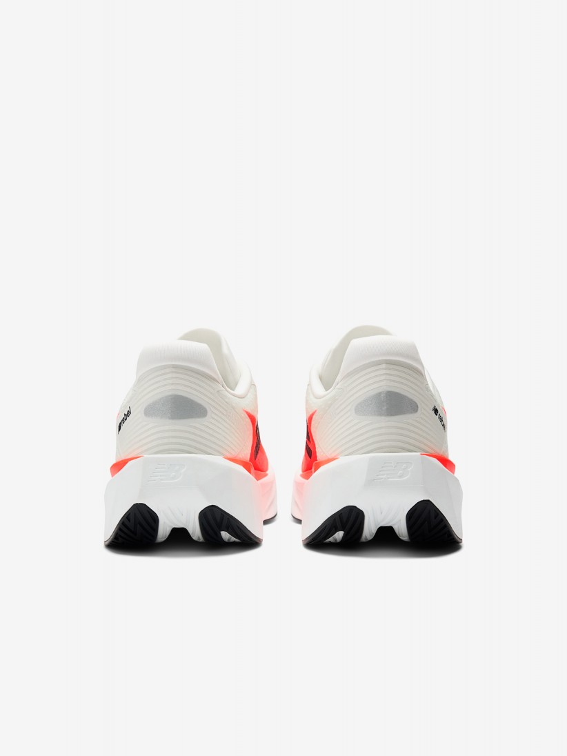 New Balance FuelCell Rebel v5 Salmon and White Trainers For Men