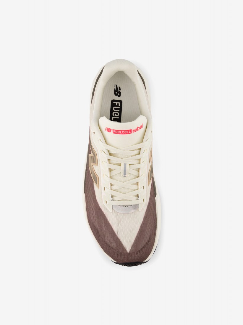Sapatilhas New Balance FuelCell Rebel v5 Castanhas e Bege Para Homem
