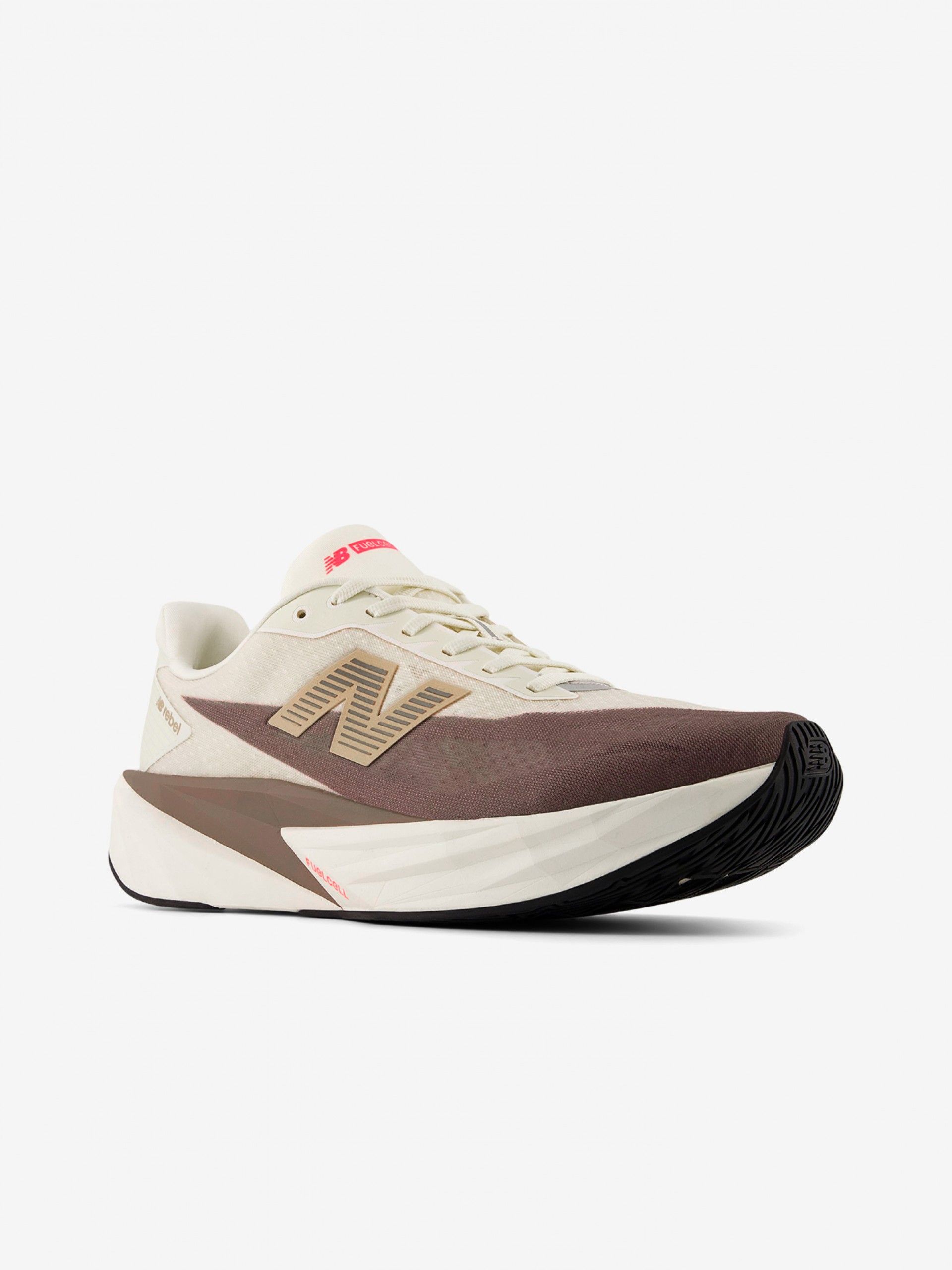 New Balance FuelCell Rebel v5 Brown and Beige Trainers For Men