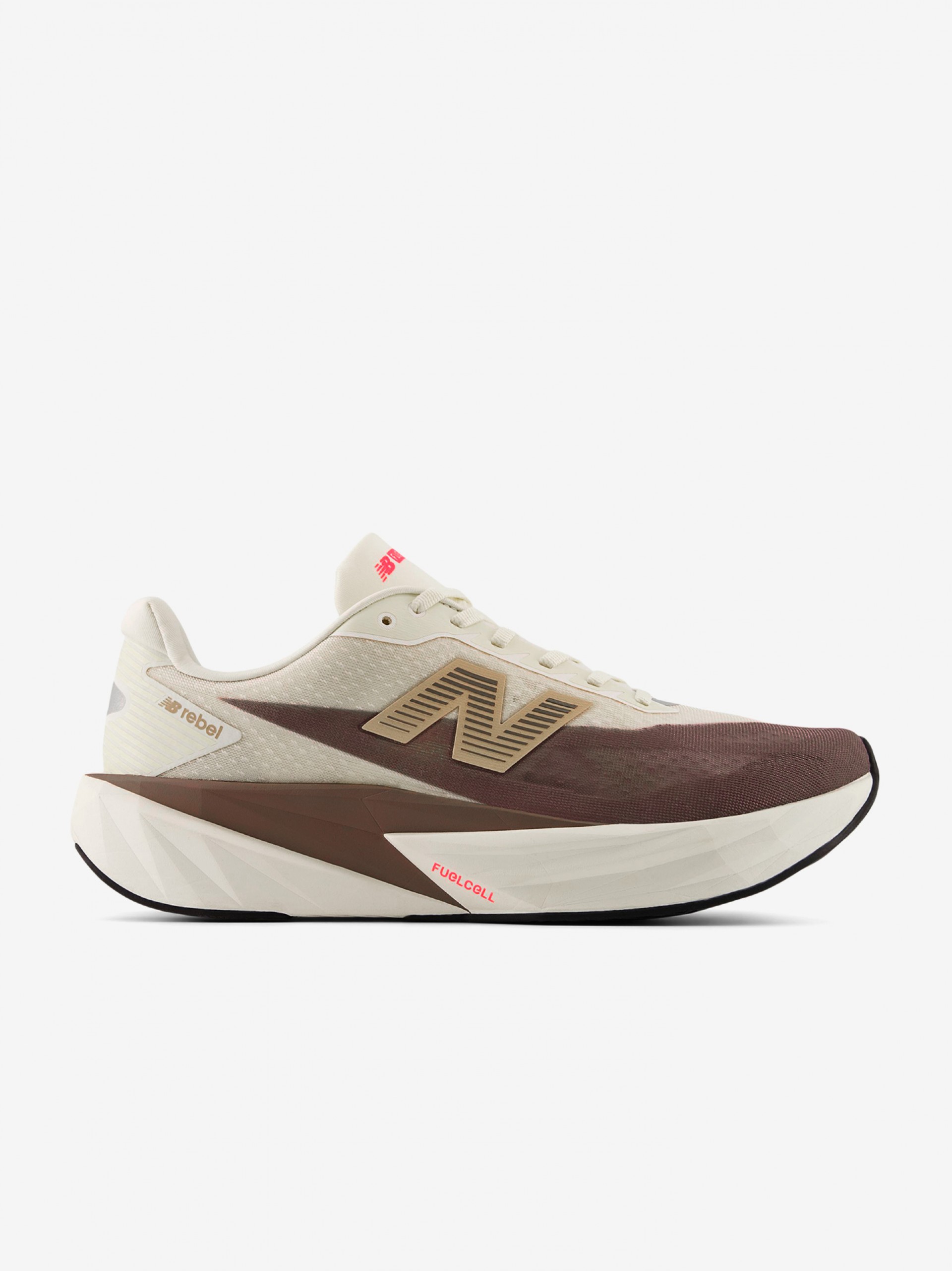 New Balance FuelCell Rebel v5 Brown and Beige Trainers For Women