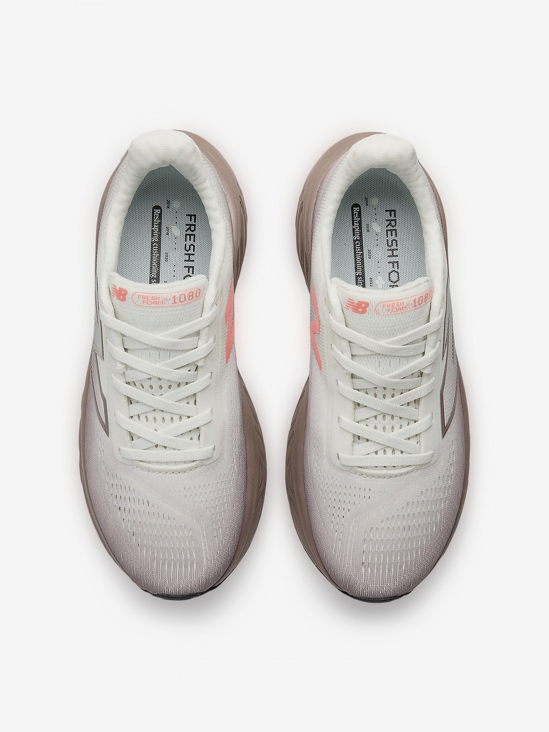 Zapatillas New Balance Fresh Foam X 1080 v14 Grises y Blancas Para Mujer