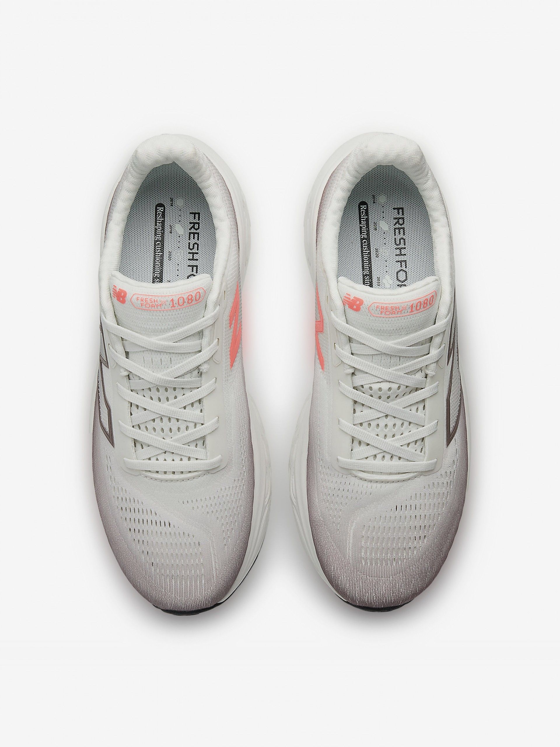 New Balance Fresh Foam X 1080 v14 Grey and White Trainers For Men