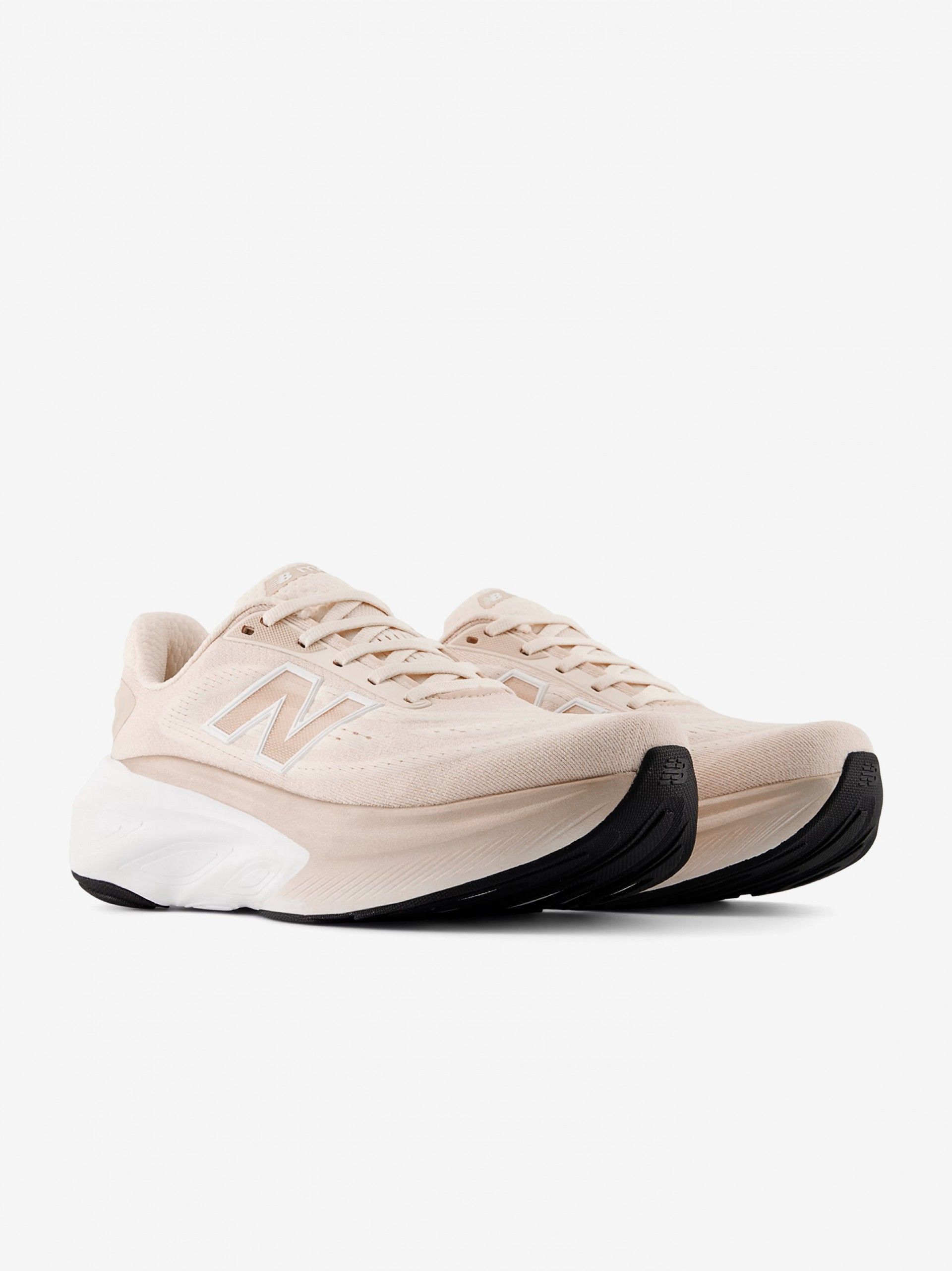 New Balance Fresh Foam X More v6 Beige Running Trainers For Women