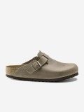 Chinelos Birkenstock Boston Oiled Leather Bege