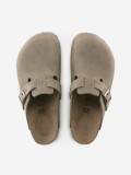 Chinelos Birkenstock Boston Oiled Leather Bege