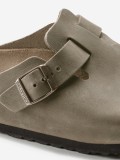 Chinelos Birkenstock Boston Oiled Leather Bege