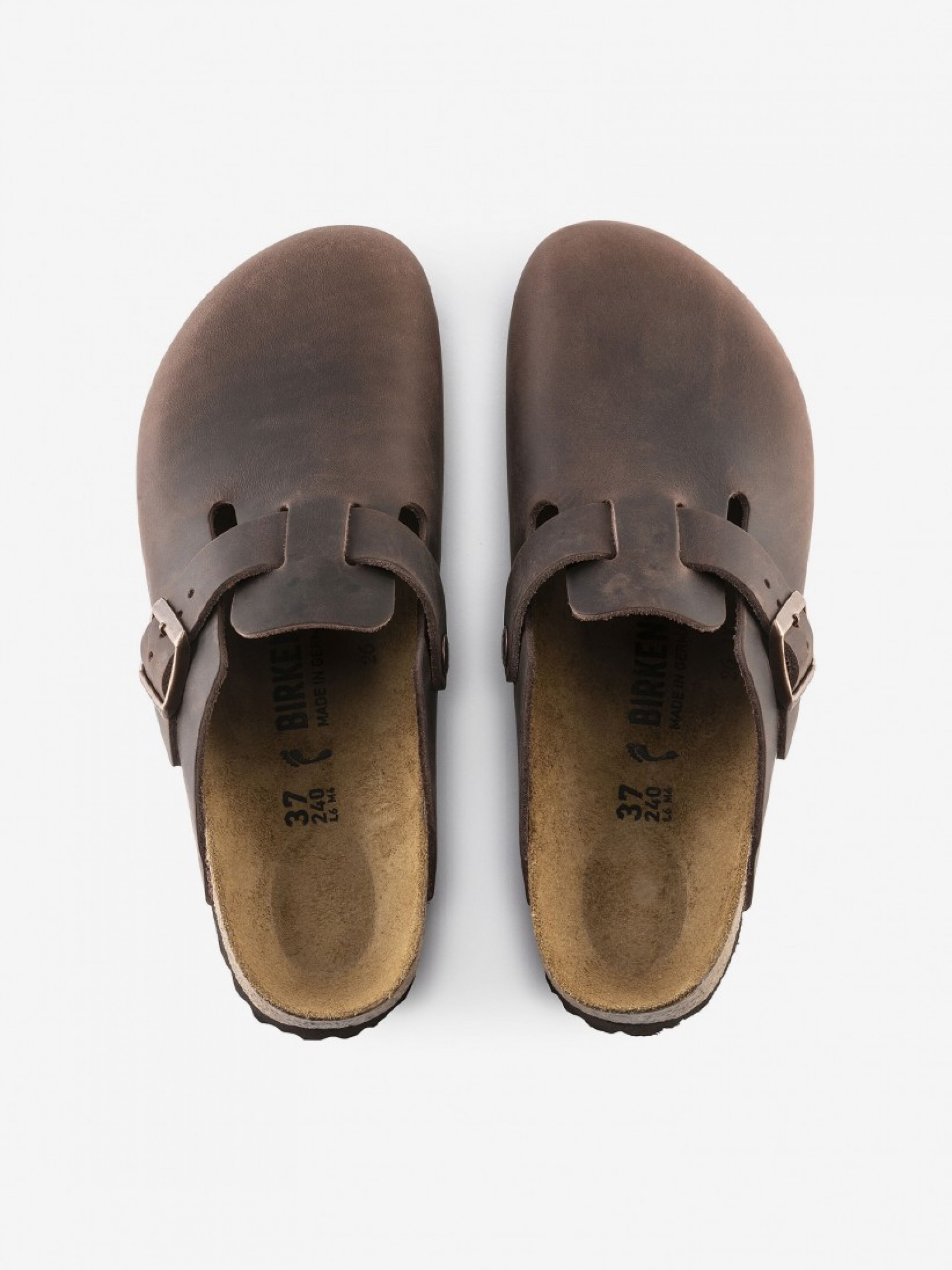 Chanclas Birkenstock Boston Oiled Leather Marrones