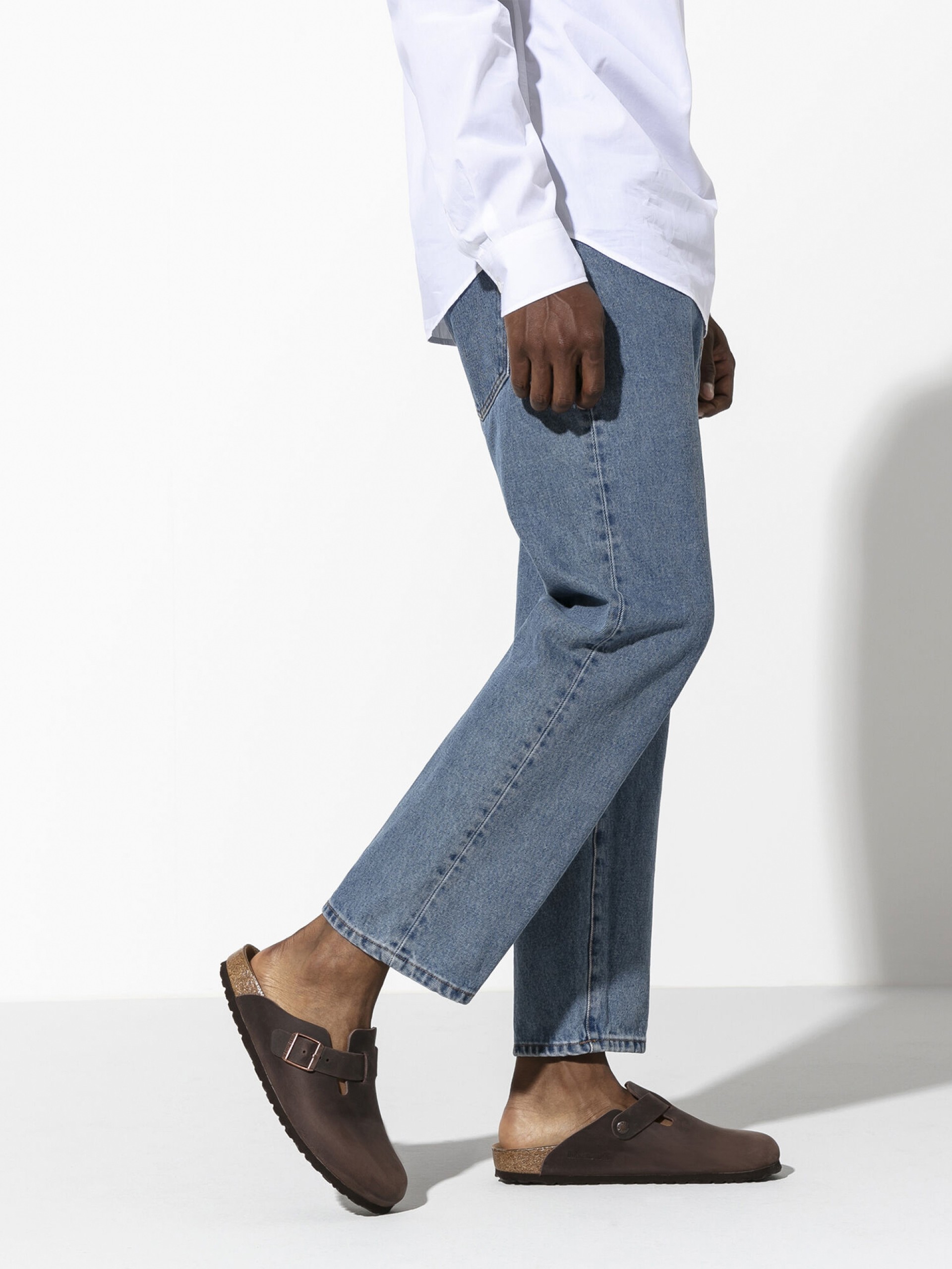 Chanclas Birkenstock Boston Oiled Leather Marrones