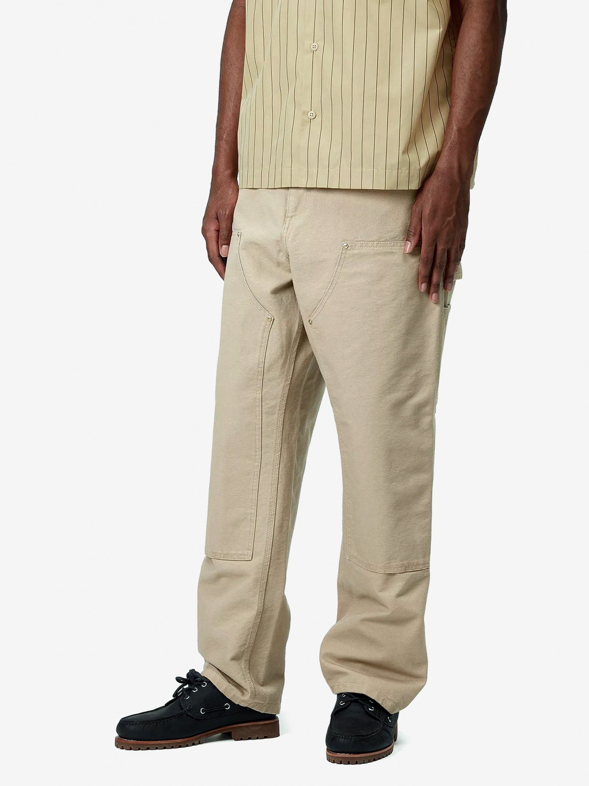 Calças Carhartt WIP Double Knee Bege
