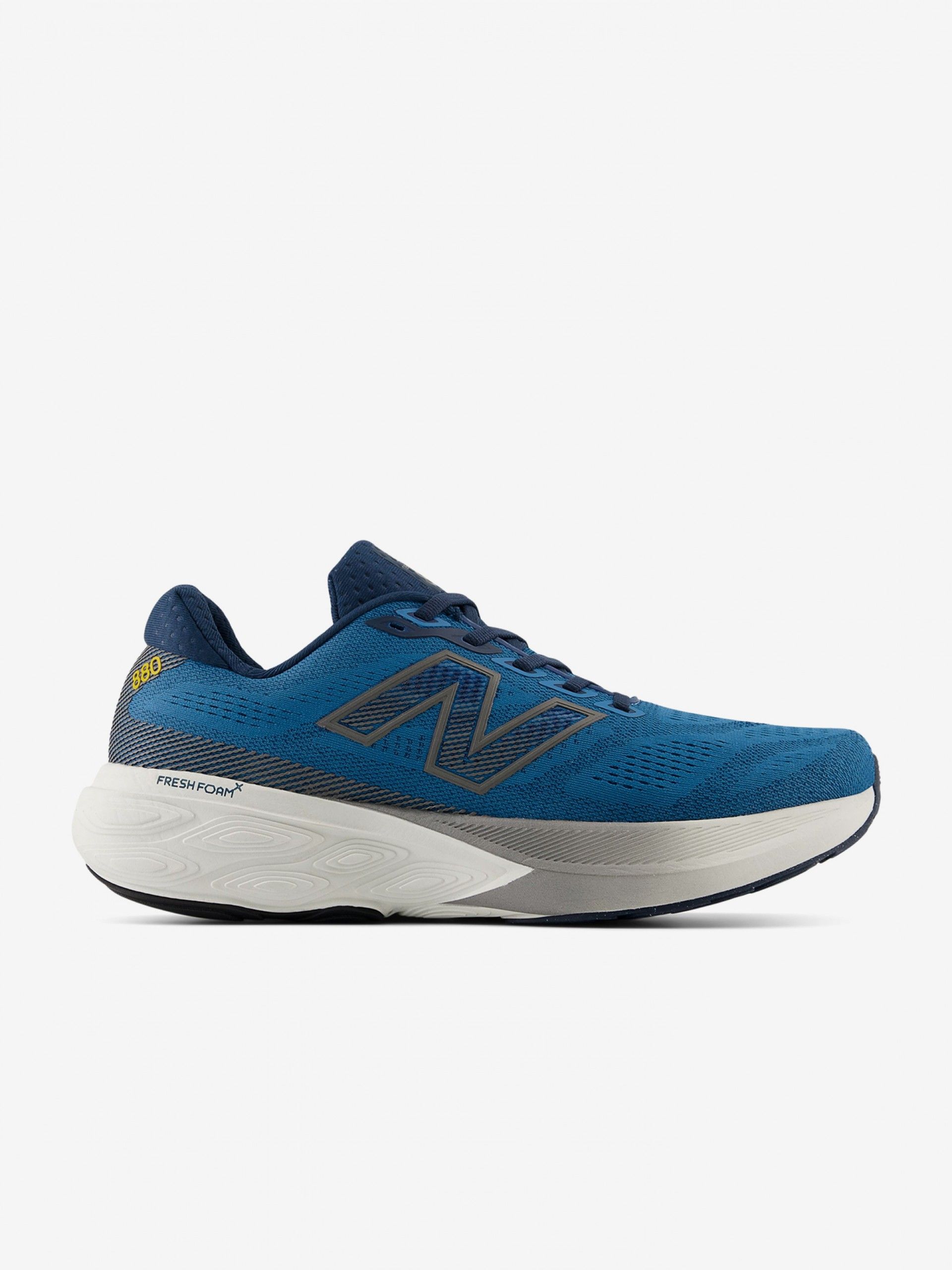 New Balance Fresh Foam X 880 v15 Narrow Blue and Grey Running Trainers For Men
