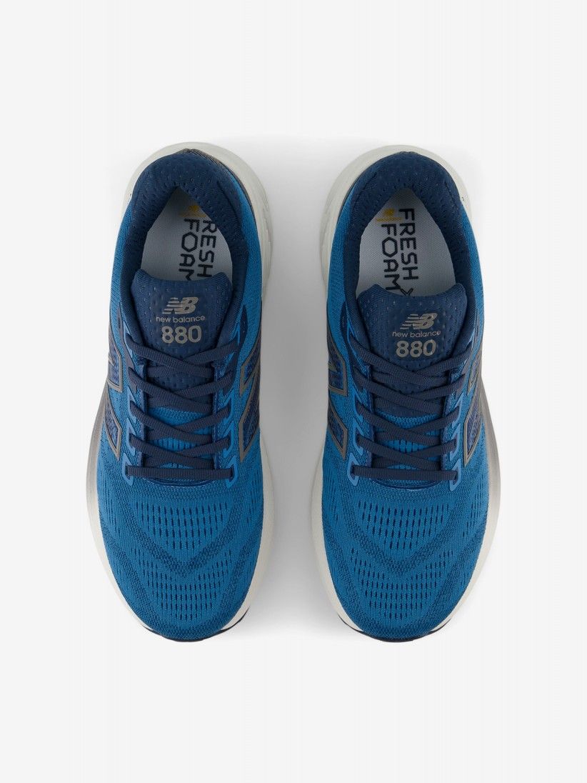 Sapatilhas de Running New Balance Fresh Foam X 880 v15 Narrow Azuis e Cinzentas Para Homem