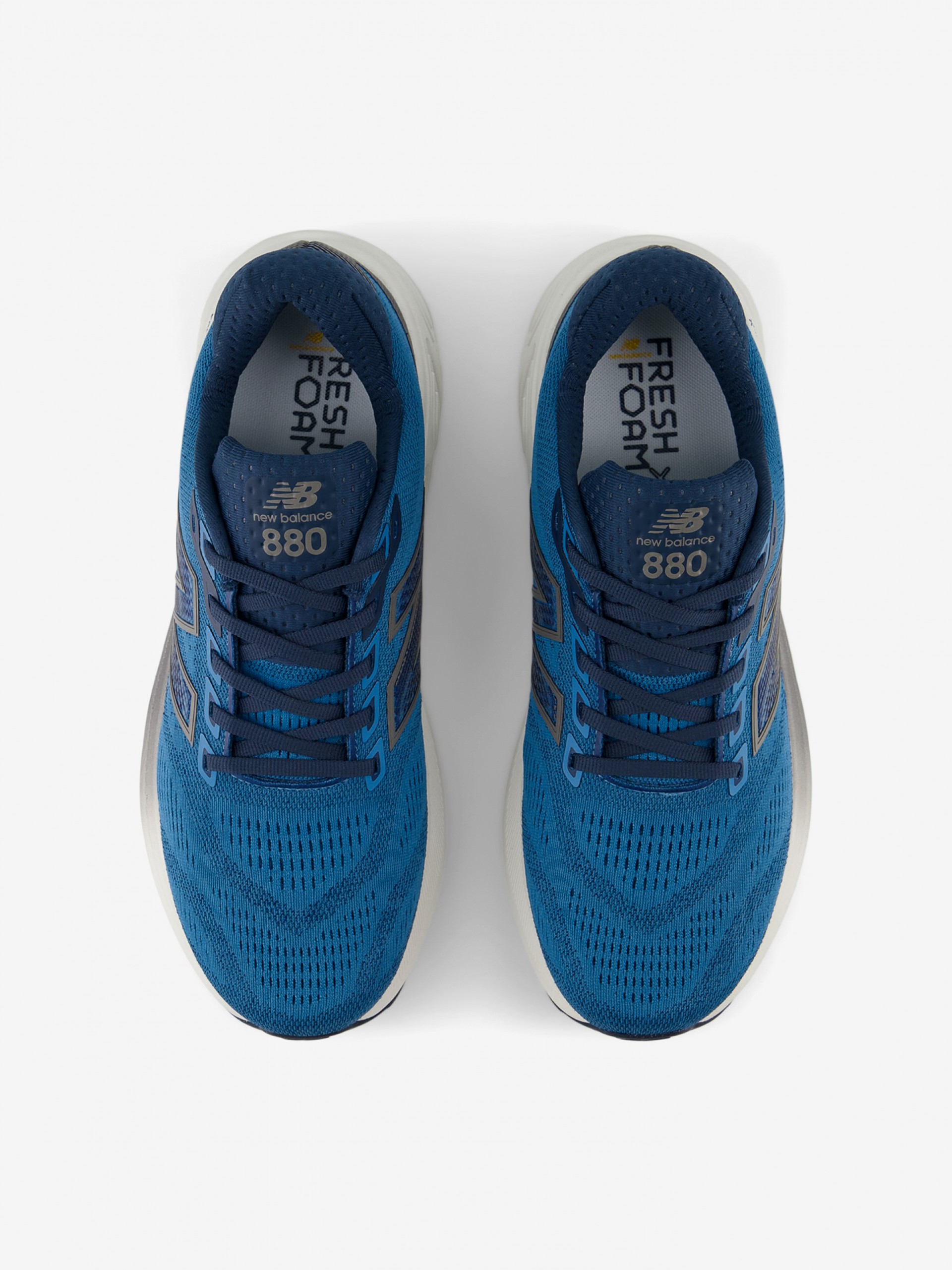 New Balance Fresh Foam X 880 v15 Narrow Blue and Grey Running Trainers For Men