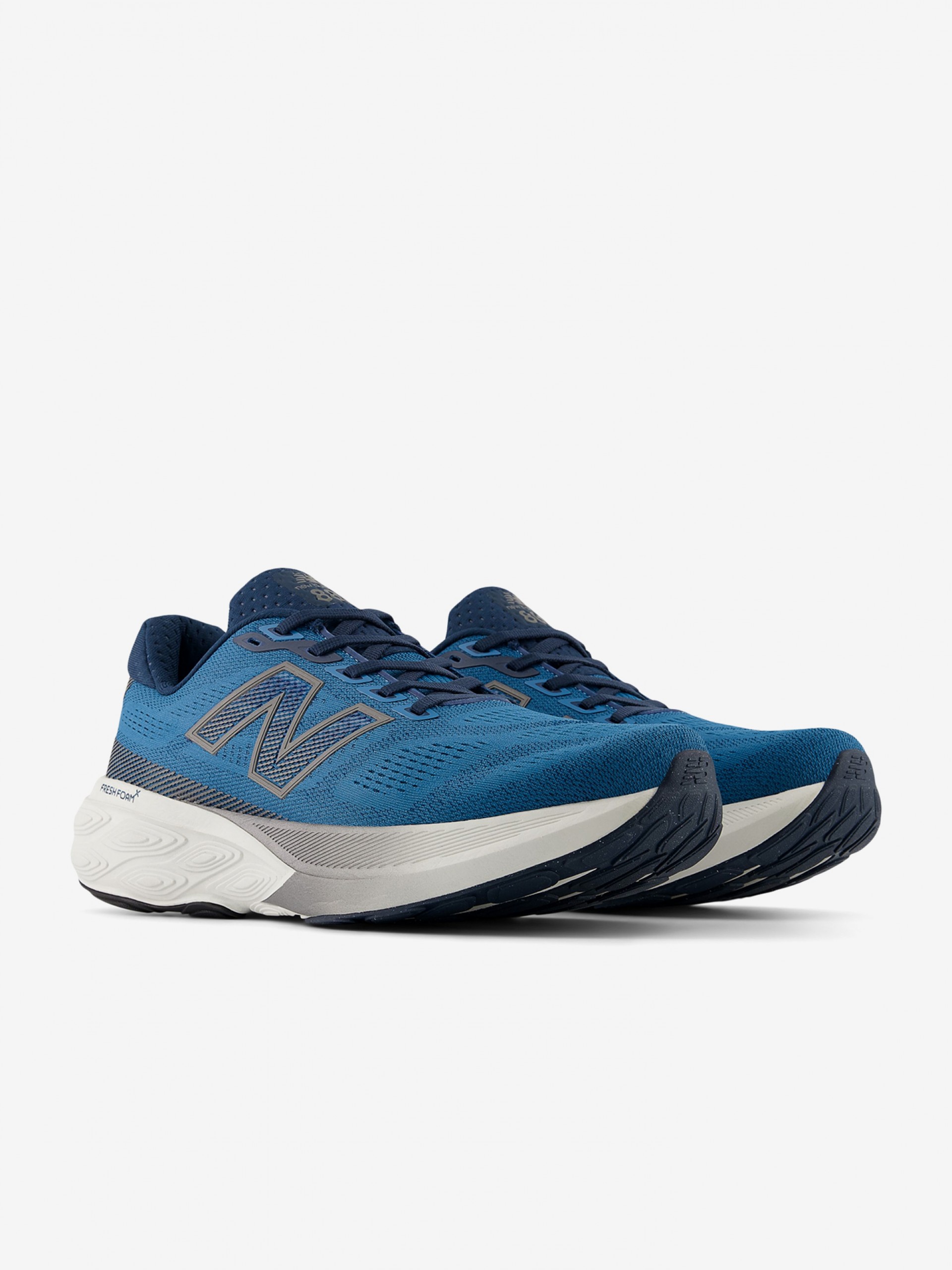New Balance Fresh Foam X 880 v15 Narrow Blue and Grey Running Trainers For Men