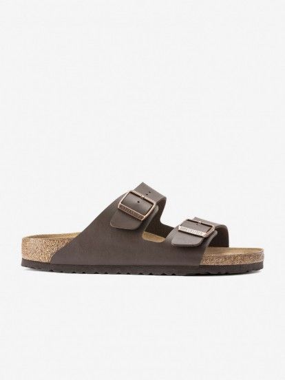 Birkenstock Arizona Birko-Flor Brown Slides