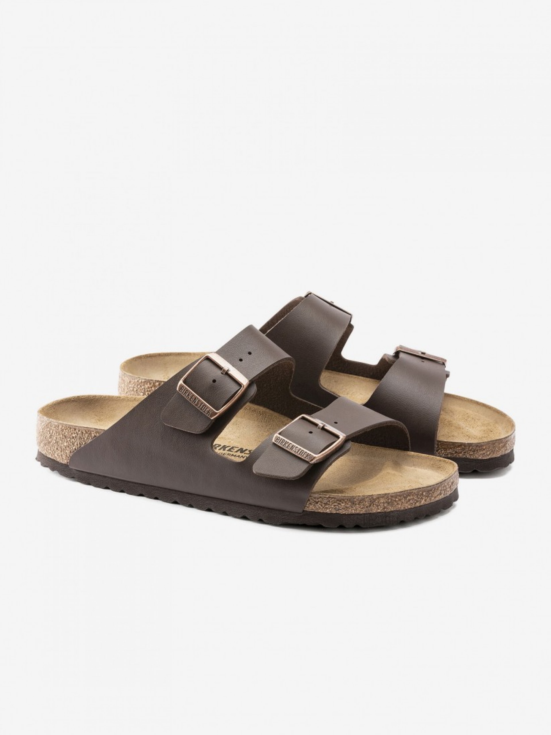 Chinelos Birkenstock Arizona Birko-Flor Castanhos