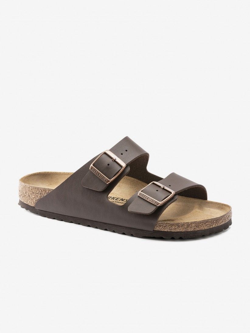 Birkenstock Arizona Birko-Flor Brown Slides