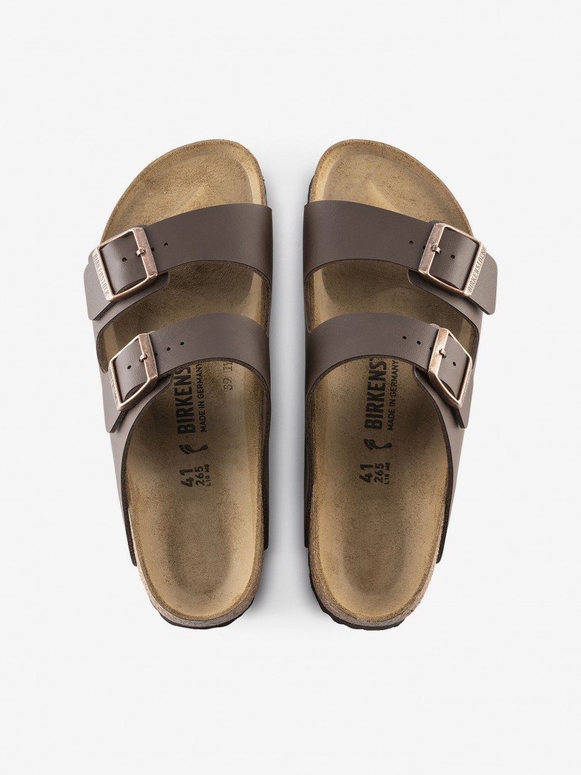 Birkenstock Arizona Birko-Flor Brown Slides
