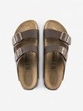 Birkenstock Arizona Birko-Flor Brown Slides