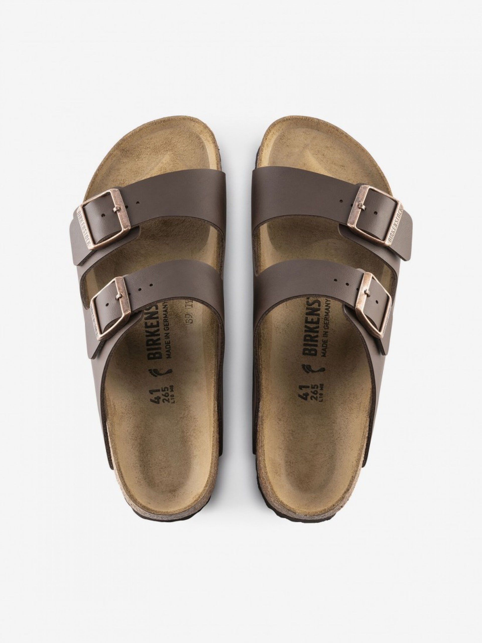 Chinelos Birkenstock Arizona Birko-Flor Castanhos