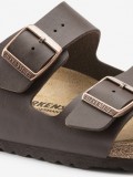 Birkenstock Arizona Birko-Flor Brown Slides