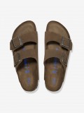 Chanclas Birkenstock Arizona Soft Footbed Gamuza Marrones Chanclas Birkenstock Arizona Soft Footbed Gamuza Marrones