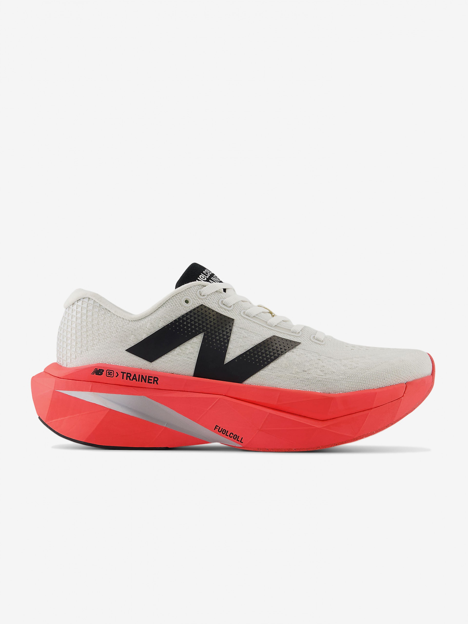 New Balance Fuelcell Supercomp Trainer v3 Grey and Salmon Running Trainers For Men