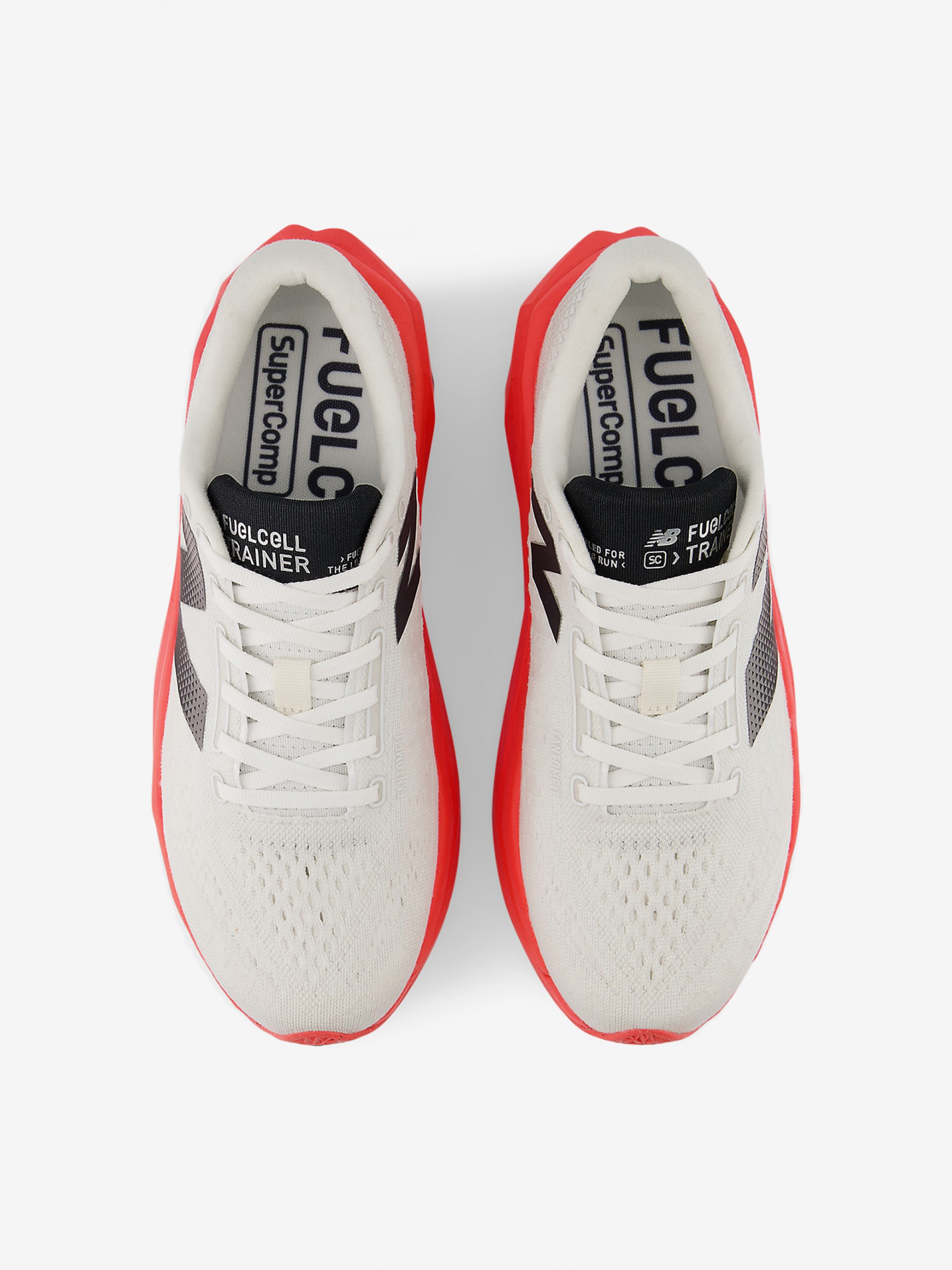 New Balance Fuelcell Supercomp Trainer v3 Grey and Salmon Running Trainers For Men