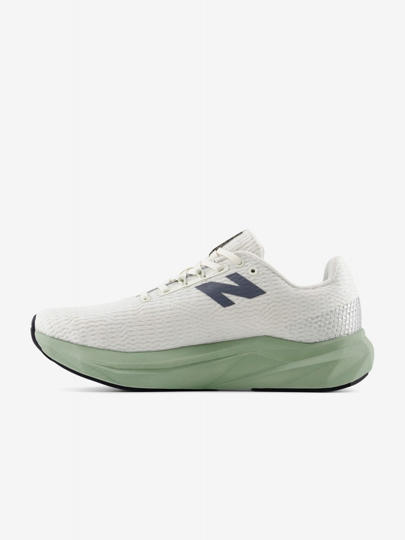 Zapatillas de Running New Balance Fuelcell Propel v5 Beige y Verdes Para Hombre