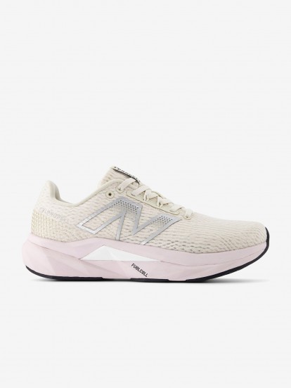 New Balance Fuelcell Propel v5 Beige and Pink Running Trainers For Women
