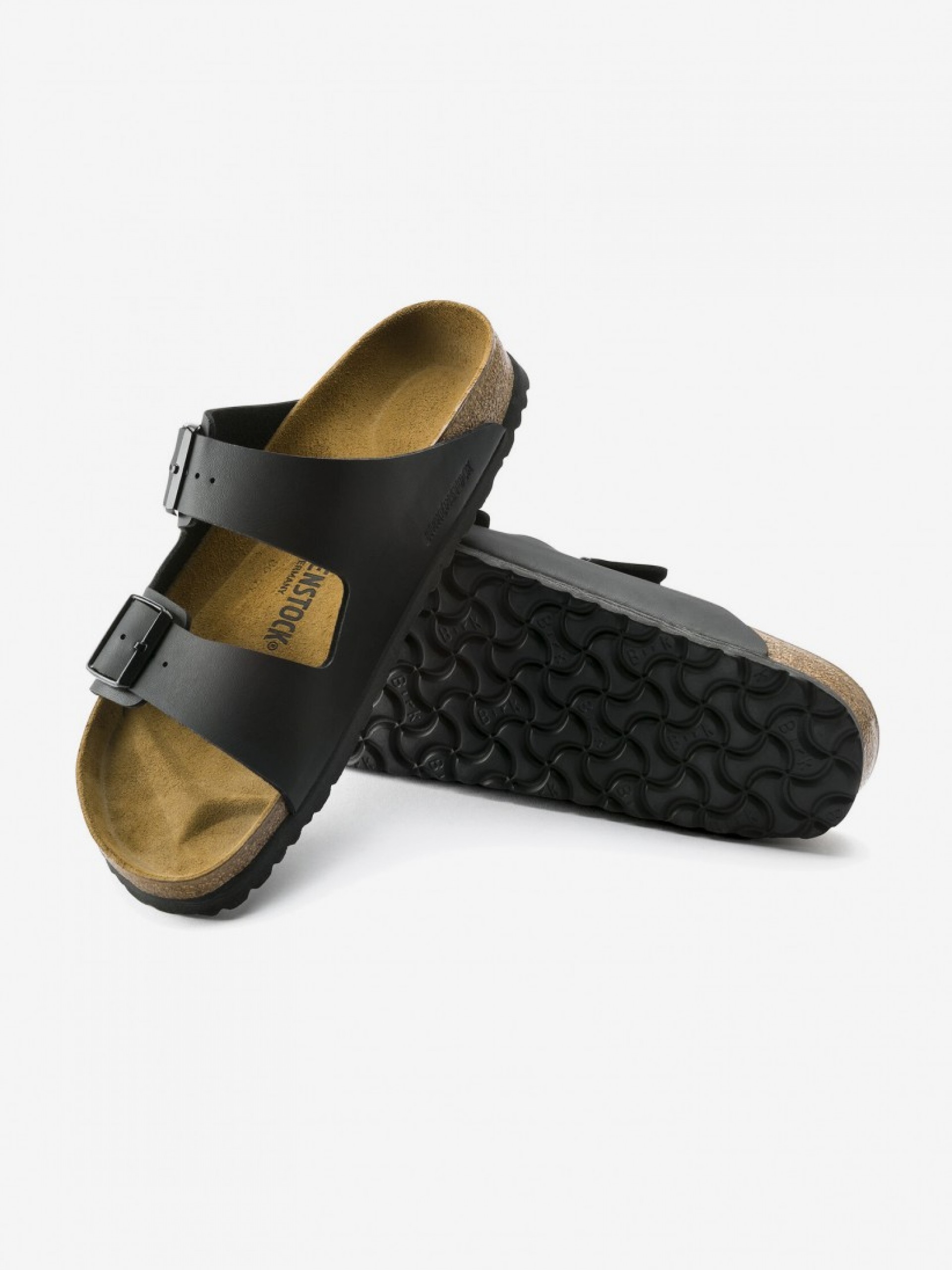 Chinelos Birkenstock Arizona Birko-Flor Pretos