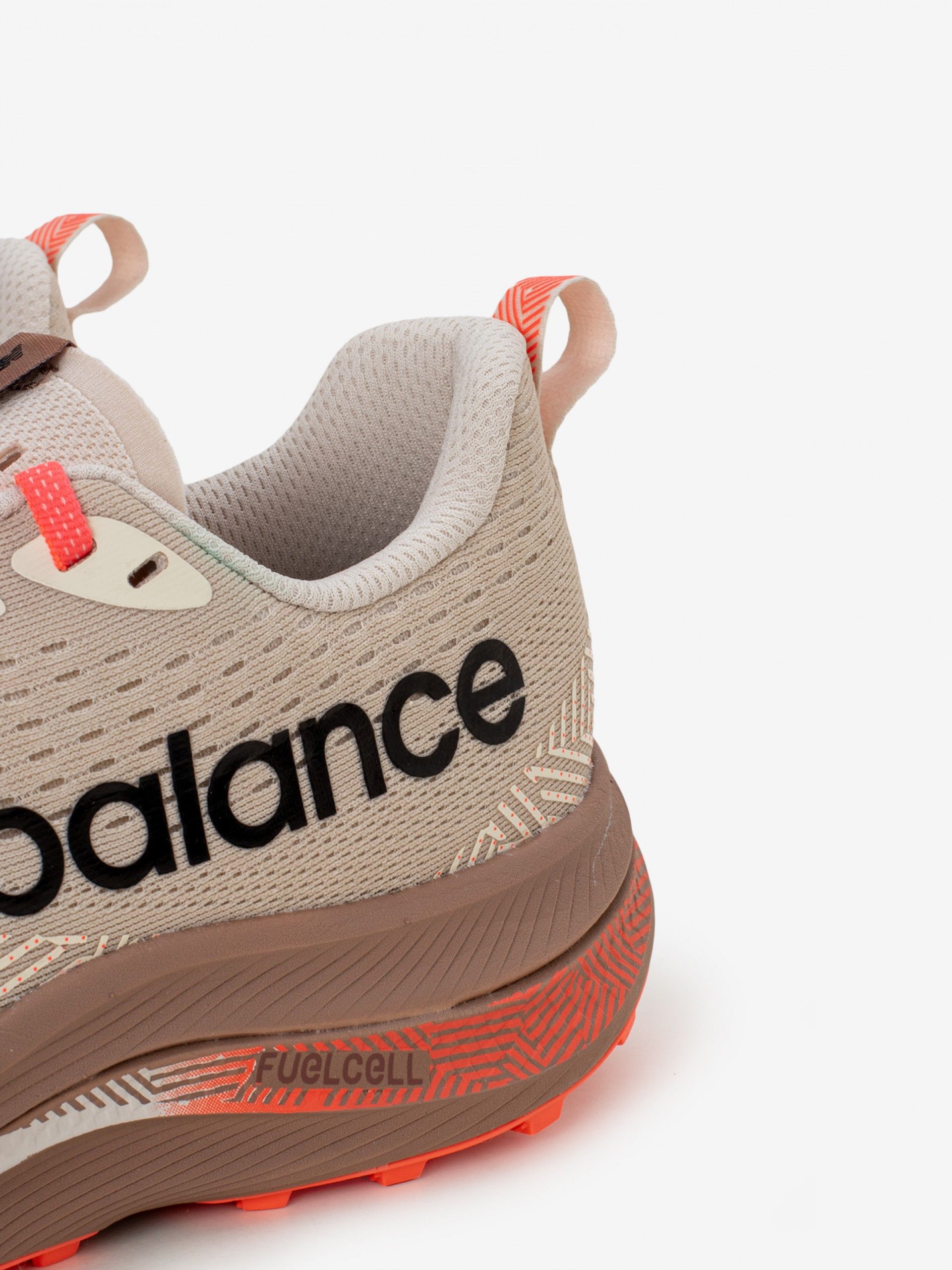 New Balance Fuelcell Supercomp Trail Camel and Salmon Running Trainers For Men