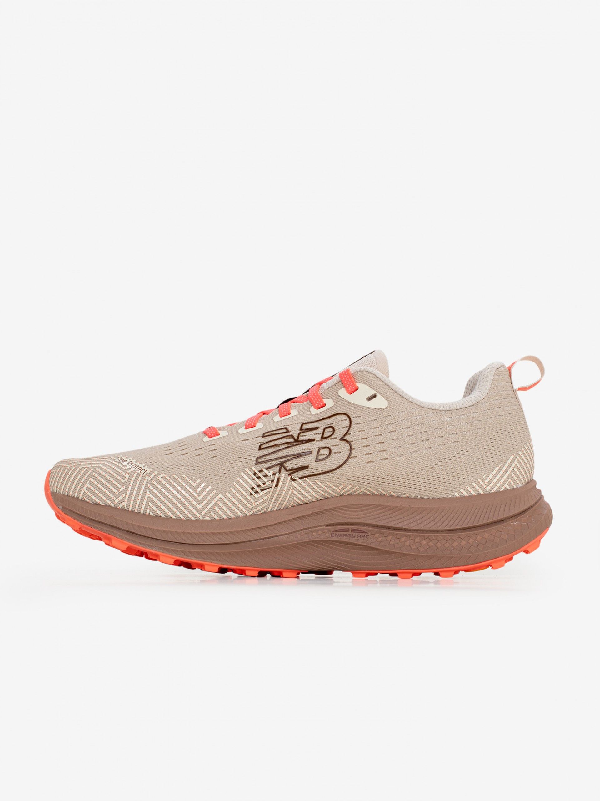 New Balance Fuelcell Supercomp Trail Camel and Salmon Running Trainers For Men